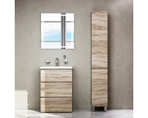 Приобрести Тумба под раковину AM.PM Gem S 60 M91FSX0602OF Светлый дуб в магазине сантехники Santeh-Crystal.ru