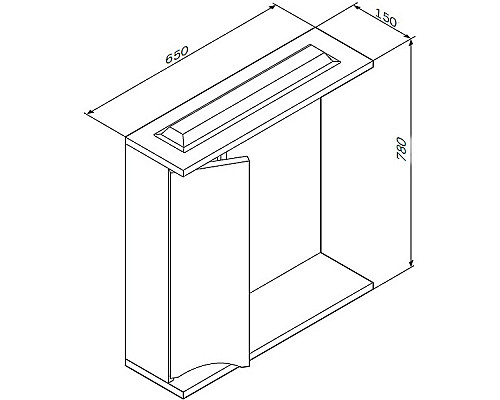Santeh-Crystal.ru: Зеркало со шкафом AM.PM Like 65 L M80MPL0651WG с подсветкой Белый Приобрести Зеркало со шкафом AM.PM Like 65 L M80MPL0651WG с подсветкой Белый в магазине сантехники Santeh-Crystal.ru