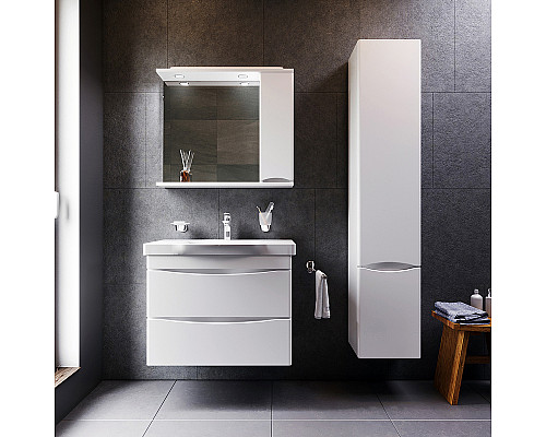 Santeh-Crystal.ru: Зеркало со шкафом AM.PM Like 80 R M80MPR0801WG с подсветкой Белый Приобрести Зеркало со шкафом AM.PM Like 80 R M80MPR0801WG с подсветкой Белый в магазине сантехники Santeh-Crystal.ru