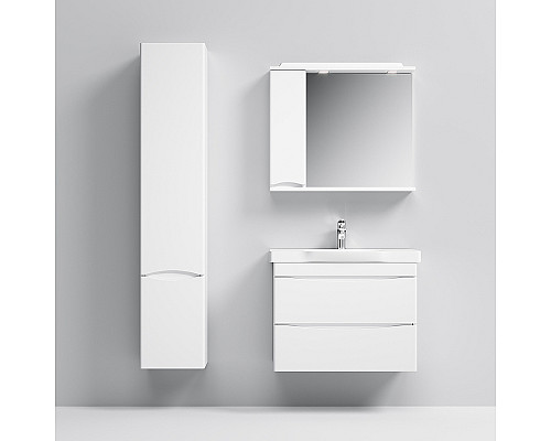 Santeh-Crystal.ru: Зеркало со шкафом AM.PM Like 80 L M80MPL0801WG с подсветкой Белый Купить Зеркало со шкафом AM.PM Like 80 L M80MPL0801WG с подсветкой Белый в магазине сантехники Santeh-Crystal.ru