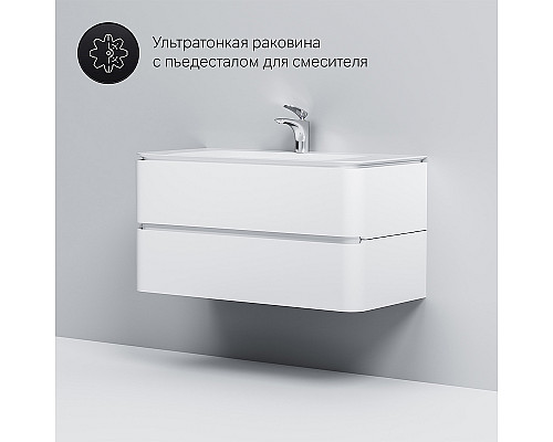 Santeh-Crystal.ru: Тумба под раковину AM.PM Sensation 100 M30FHX1002WG подвесная Белая глянцевая Приобрести Тумба под раковину AM.PM Sensation 100 M30FHX1002WG подвесная Белая глянцевая в магазине сантехники Santeh-Crystal.ru