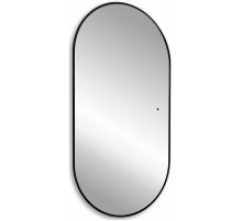 Зеркало Abber Kontur 55 AG6302SCB с подсветкой Черное с бесконтактным выключателем и диммером