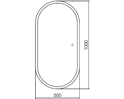 Зеркало Abber Kontur 50 AG6303S-1.0 с подсветкой с сенсорным выключателем и диммером Зеркало Abber Kontur 50 AG6303S-1.0 с подсветкой с сенсорным выключателем и диммером