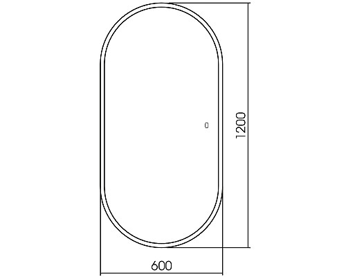 Зеркало Abber Kontur 120 AG6303SL-1.2 с подсветкой с сенсорным выключателем и диммером Зеркало Abber Kontur 120 AG6303SL-1.2 с подсветкой с сенсорным выключателем и диммером