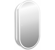 Зеркальный шкаф Abber Kontur 50 AG6339S с подсветкой Белый