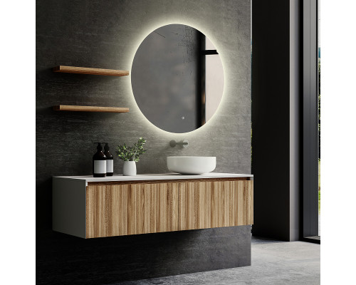 Зеркало Abber Mond 100 AG6203SL-1.0 с подсветкой с сенсорным выключателем и диммером