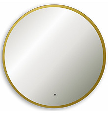 Зеркало Abber Mond 100 AG6204SCGL-1.0 с подсветкой Золото с бесконтактным выключателем и диммером