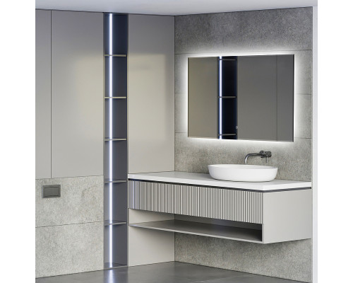 Зеркало Abber See 80 AG6103SL-0.8 с подсветкой с сенсорным выключателем и диммером