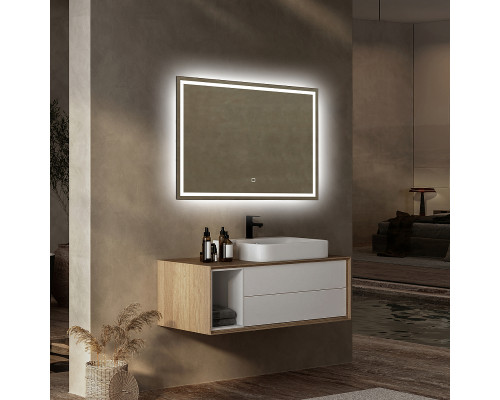 Зеркало Abber See 80 AG6116S с подсветкой с сенсорным выключателем и диммером