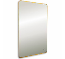 Зеркало Abber See 60 AG6112SCG с подсветкой Золото с бесконтактным выключателем и диммером