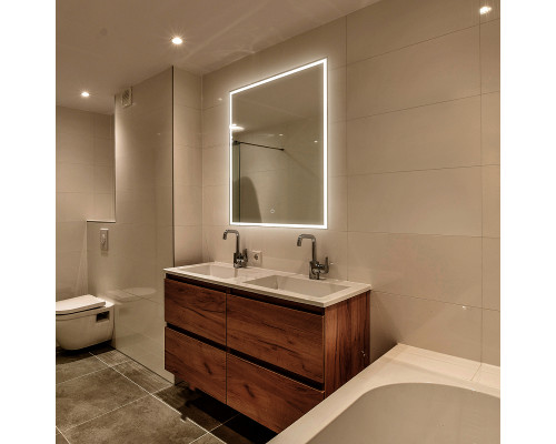 Зеркало Abber See 60 AG6108S-0.6 с подсветкой Серебро с сенсорным выключателем и диммером