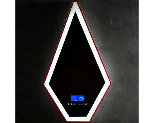 Купить Зеркало Abber Stein 45 AS6611R с подсветкой с многофункциональной панелью в магазине сантехники Santeh-Crystal.ru