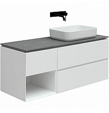 Тумба под раковину Allen Brau Infinity 120 R 1.21007.WM подвесная Белая матовая