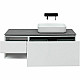 Купить Тумба под раковину Allen Brau Infinity 120 R 1.21008.WM подвесная Белая матовая в магазине сантехники Santeh-Crystal.ru