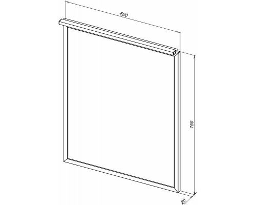 Купить Зеркало Allen Brau Priority 60 1.31013.60 с подсветкой Медь браш в магазине сантехники Santeh-Crystal.ru