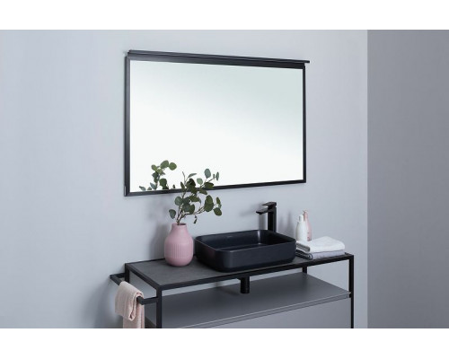 Приобрести Зеркало Allen Brau Priority 100 1.31017.BB с подсветкой Черный браш в магазине сантехники Santeh-Crystal.ru