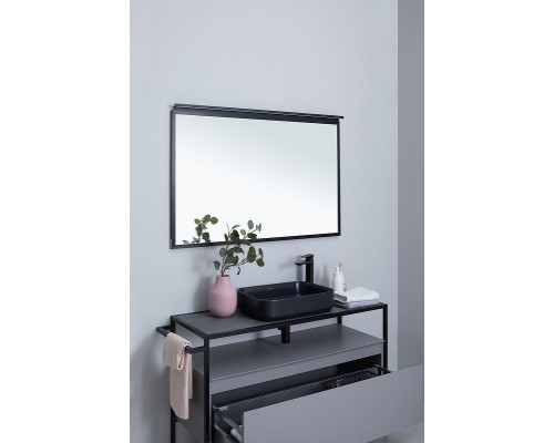 Приобрести Зеркало Allen Brau Priority 100 1.31017.BB с подсветкой Черный браш в магазине сантехники Santeh-Crystal.ru