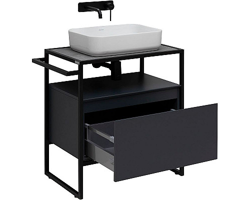 Приобрести Тумба под раковину Allen Brau Priority 70 1.31001.AM Антрацит матовый в магазине сантехники Santeh-Crystal.ru