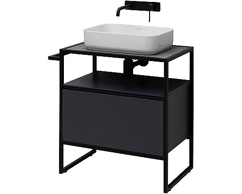 Приобрести Тумба под раковину Allen Brau Priority 70 1.31001.AM Антрацит матовый в магазине сантехники Santeh-Crystal.ru