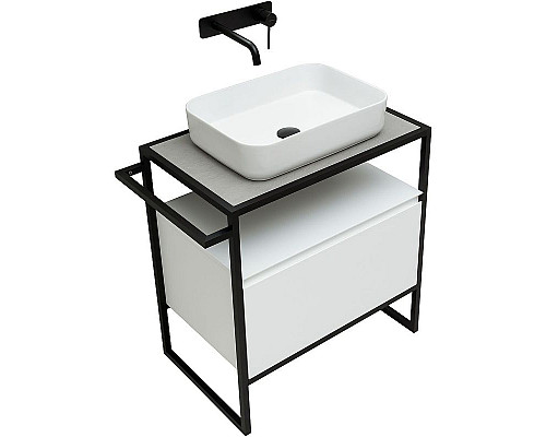 Заказать Тумба под раковину Allen Brau Priority 70 1.31001.WM Белая матовая в магазине сантехники Santeh-Crystal.ru