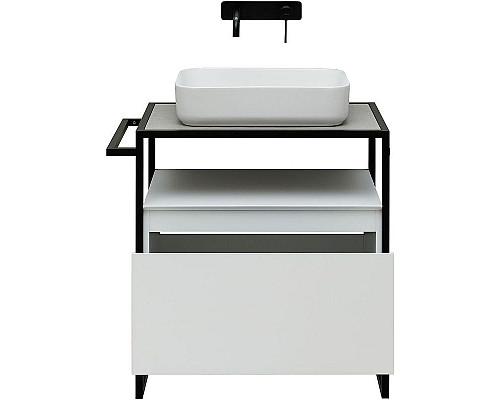 Заказать Тумба под раковину Allen Brau Priority 70 1.31001.WM Белая матовая в магазине сантехники Santeh-Crystal.ru