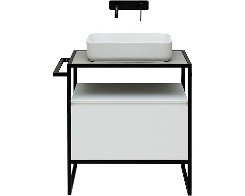 Заказать Тумба под раковину Allen Brau Priority 70 1.31001.WM Белая матовая в магазине сантехники Santeh-Crystal.ru