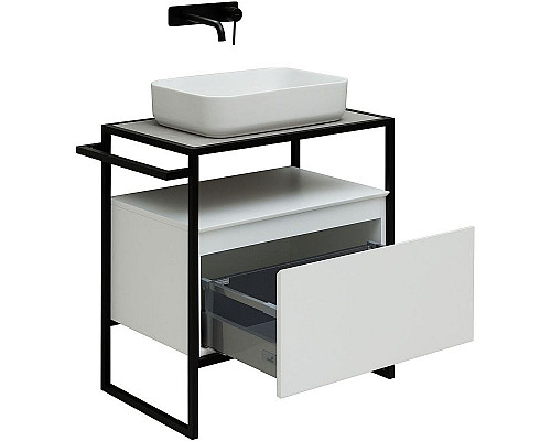 Заказать Тумба под раковину Allen Brau Priority 70 1.31001.WM Белая матовая в магазине сантехники Santeh-Crystal.ru