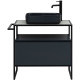 Заказать Тумба под раковину Allen Brau Priority 80 1.31002.AM Антрацит матовый в магазине сантехники Santeh-Crystal.ru