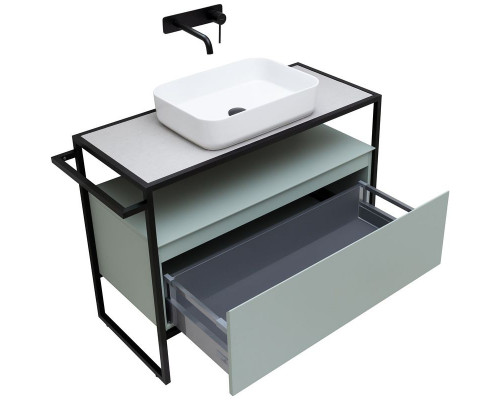 Приобрести Тумба под раковину Allen Brau Priority 100 1.31003.PWM Папирус матовый в магазине сантехники Santeh-Crystal.ru