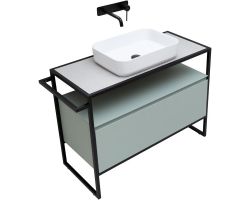 Приобрести Тумба под раковину Allen Brau Priority 100 1.31003.PWM Папирус матовый в магазине сантехники Santeh-Crystal.ru