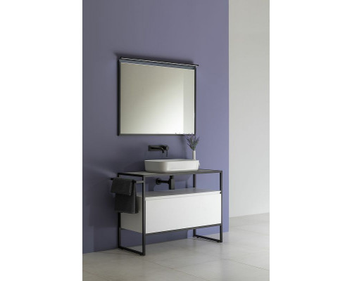 Купить Тумба под раковину Allen Brau Priority 100 1.31003.WM Белая матовая в магазине сантехники Santeh-Crystal.ru