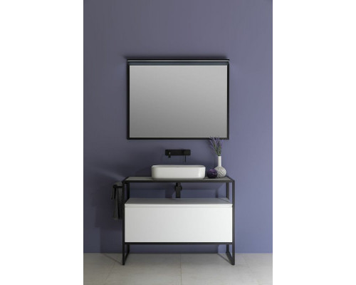 Купить Тумба под раковину Allen Brau Priority 100 1.31003.WM Белая матовая в магазине сантехники Santeh-Crystal.ru