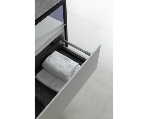 Купить Тумба под раковину Allen Brau Priority 100 1.31003.WM Белая матовая в магазине сантехники Santeh-Crystal.ru