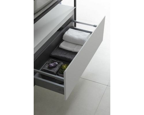 Купить Тумба под раковину Allen Brau Priority 100 1.31003.WM Белая матовая в магазине сантехники Santeh-Crystal.ru