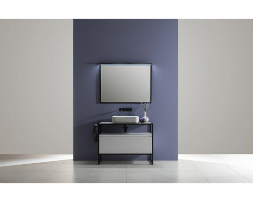 Купить Тумба под раковину Allen Brau Priority 100 1.31003.WM Белая матовая в магазине сантехники Santeh-Crystal.ru