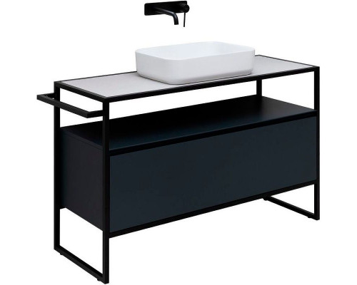 Купить Тумба под раковину Allen Brau Priority 120 1.31004.AM Антрацит матовый в магазине сантехники Santeh-Crystal.ru