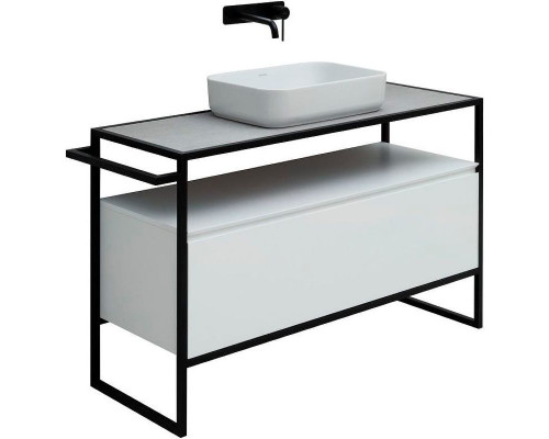 Купить Тумба под раковину Allen Brau Priority 120 1.31004.WM Белая матовая в магазине сантехники Santeh-Crystal.ru