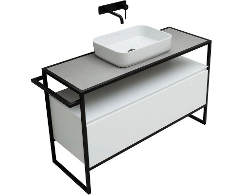 Купить Тумба под раковину Allen Brau Priority 120 1.31004.WM Белая матовая в магазине сантехники Santeh-Crystal.ru