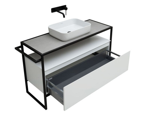 Купить Тумба под раковину Allen Brau Priority 120 1.31004.WM Белая матовая в магазине сантехники Santeh-Crystal.ru