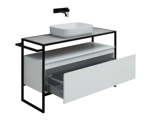 Купить Тумба под раковину Allen Brau Priority 120 1.31004.WM Белая матовая в магазине сантехники Santeh-Crystal.ru