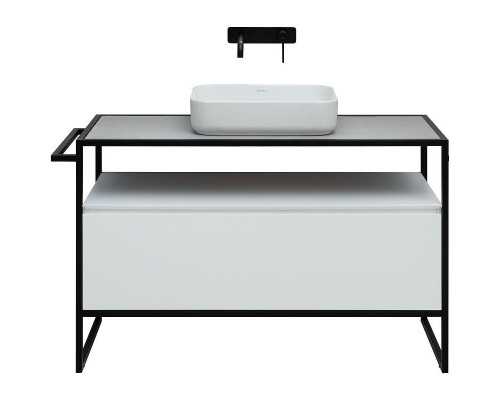 Купить Тумба под раковину Allen Brau Priority 120 1.31004.WM Белая матовая в магазине сантехники Santeh-Crystal.ru