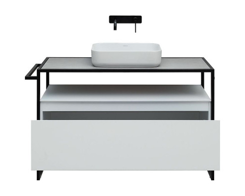 Купить Тумба под раковину Allen Brau Priority 120 1.31004.WM Белая матовая в магазине сантехники Santeh-Crystal.ru