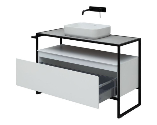 Купить Тумба под раковину Allen Brau Priority 120 1.31004.WM Белая матовая в магазине сантехники Santeh-Crystal.ru