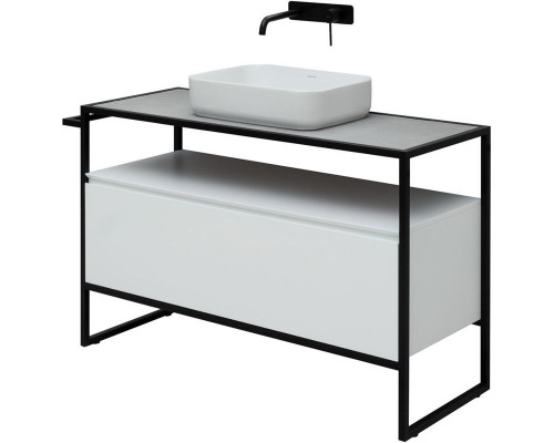 Купить Тумба под раковину Allen Brau Priority 120 1.31004.WM Белая матовая в магазине сантехники Santeh-Crystal.ru