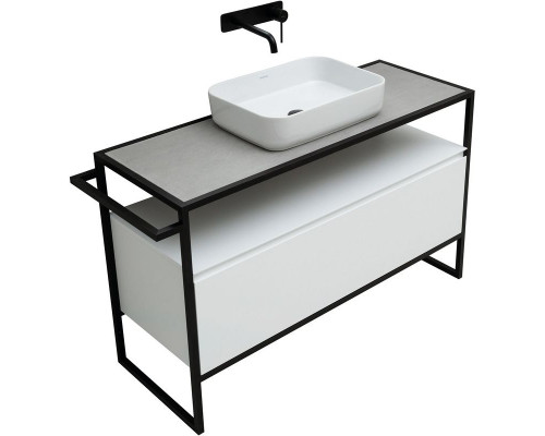 Купить Тумба под раковину Allen Brau Priority 120 1.31004.WM Белая матовая в магазине сантехники Santeh-Crystal.ru