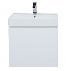 Тумба под раковину Aquanet Йорк 60 202094 подвесная Белый глянец