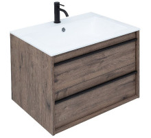 Тумба под раковину Aquanet Lino 70 253911 подвесная Дуб веллингтон