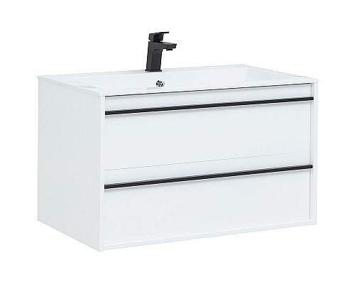 Santeh-Crystal.ru: Тумба с раковиной Aquanet Lino 90 271949 подвесная Белая матовая Заказать Тумба с раковиной Aquanet Lino 90 271949 подвесная Белая матовая в магазине сантехники Santeh-Crystal.ru