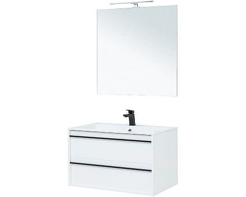 Santeh-Crystal.ru: Тумба с раковиной Aquanet Lino 90 271949 подвесная Белая матовая Заказать Тумба с раковиной Aquanet Lino 90 271949 подвесная Белая матовая в магазине сантехники Santeh-Crystal.ru