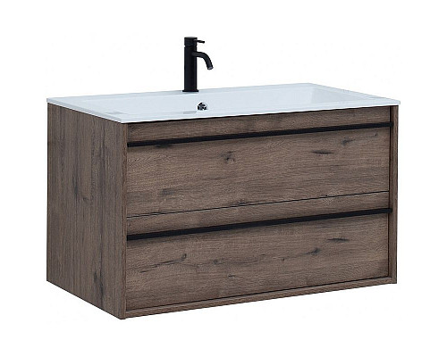 Santeh-Crystal.ru: Тумба с раковиной Aquanet Lino 90 271950 подвесная Дуб Веллингтон Заказать Тумба с раковиной Aquanet Lino 90 271950 подвесная Дуб Веллингтон в магазине сантехники Santeh-Crystal.ru